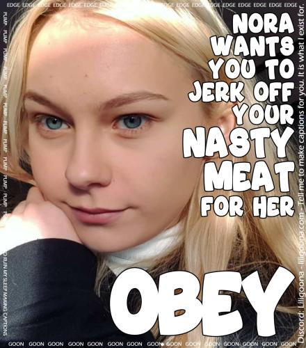 nora wants you to jerk off