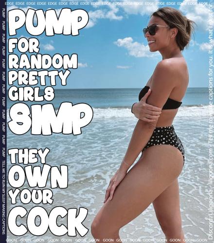 pump for random pretty girls simp