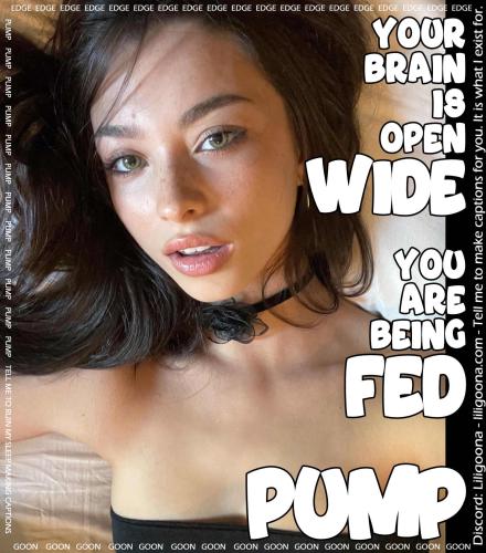 your brain is open wide