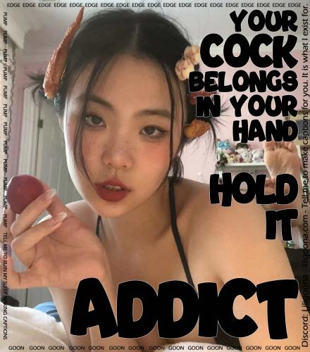 your cock belongs in your hand